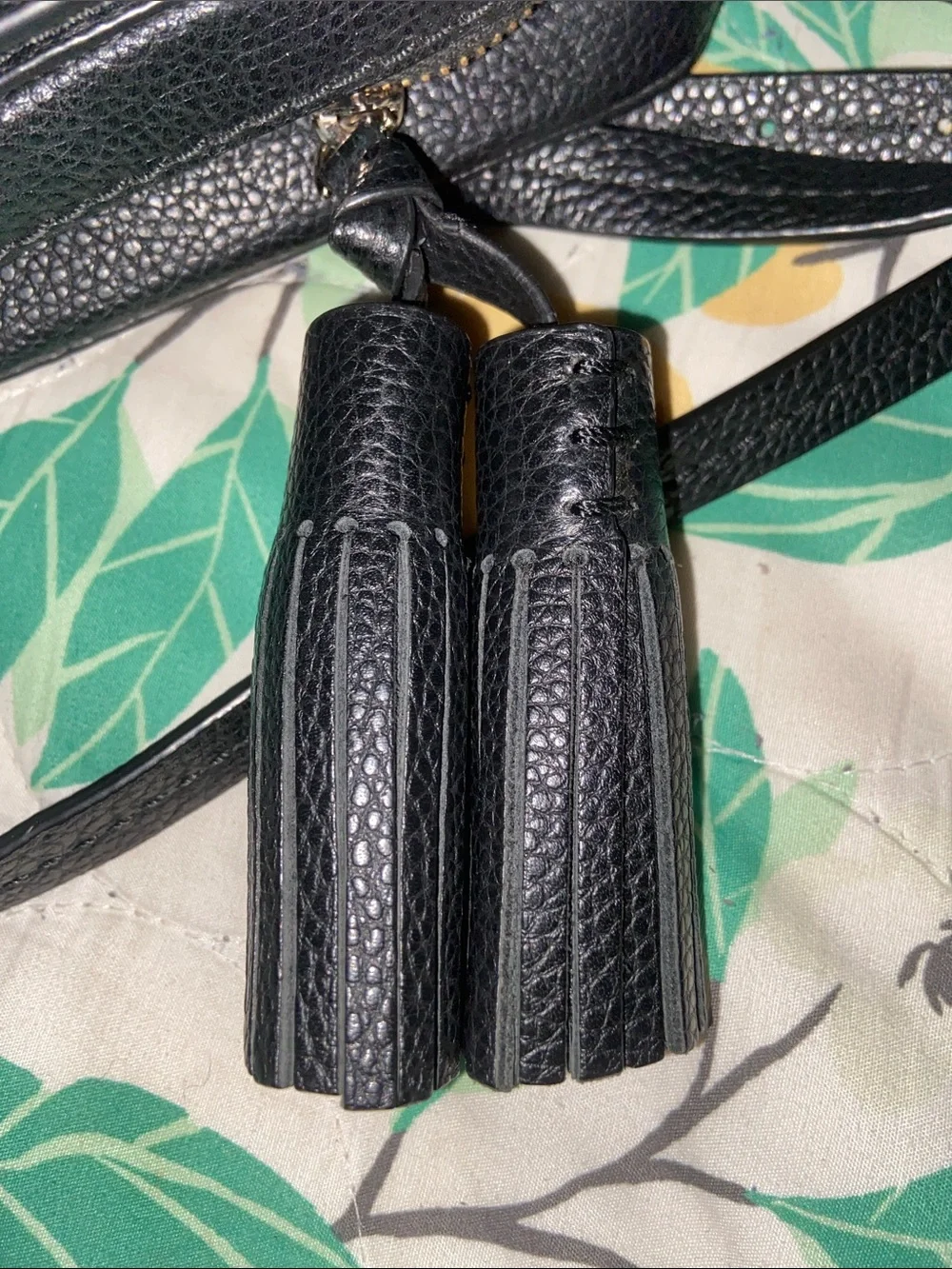 KATE SPADE ORCHARD ST ARIA BLACK Crossbody Purse Genuine Leather Camera Bag